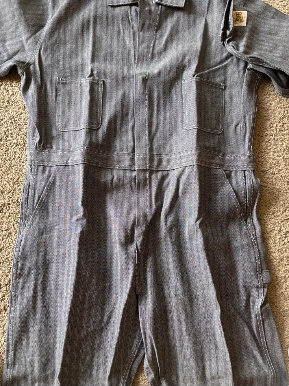 NWT Key Deluxe Unlined Long Sleeve Coveralls Sz 50 Short Men’s vintage tailgate